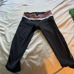 Lululemon Black and Brown Leggings